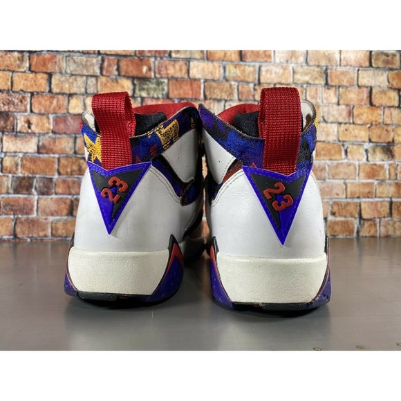 Nike Air Jordan Retro 7 Shoes Nothing But Net Ugly Sweater Size 5.5Y 304774-142 - Picture 6 of 10